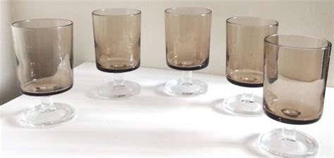 Lot De Verres Pieds Vin Saint Gobain Les Sommeliers Vintage