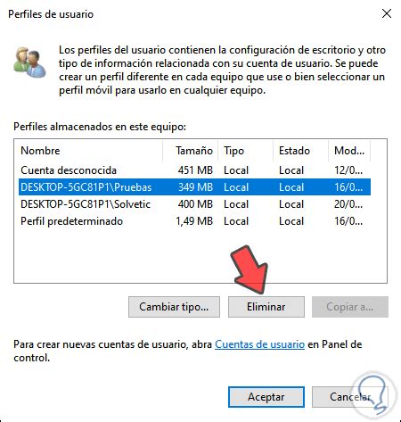 Eliminar Perfil Usuario Windows Regedit O Menu Solvetic