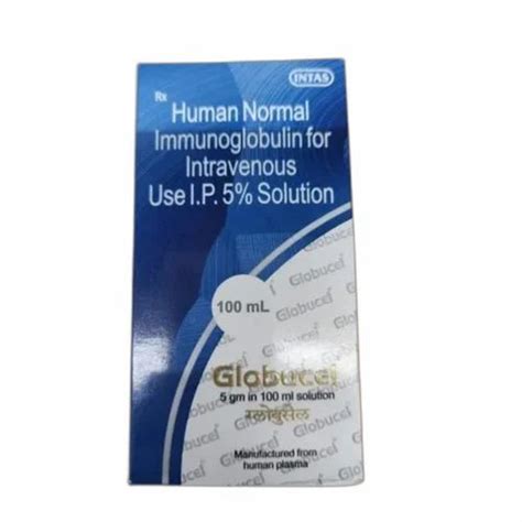 Intas Globucel Human Normal Immunoglobulin For Clinical Dose 5 Gm At Rs 7500 Box In Ghaziabad