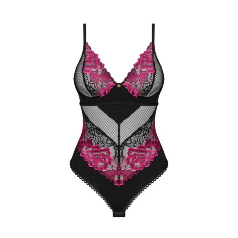 Lingerie Sexy Body Sexy Noir Obsessive Lingerie Couleur Noir Taille Bas XS S