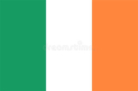 Vector flag of Ireland stock vector. Illustration of nation - 310467944