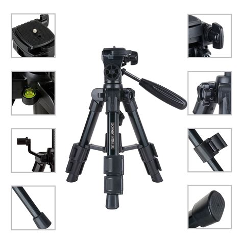 Zomei Tripod Mini Kamera Portable With Quick Release Lock Cm Q