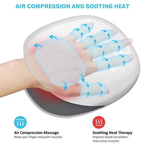 Comfier Wireless Hand Massager With Heat 3 Levels Air Compression Top Product Ultimate