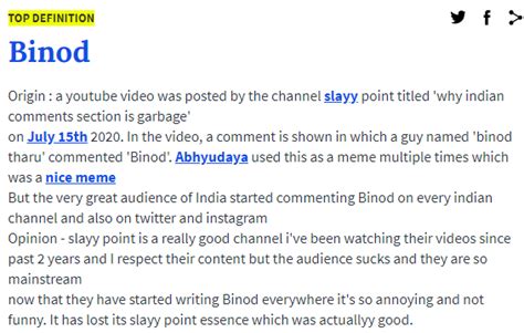 Binod Urban Dictionary Definition | Binod | Know Your Meme