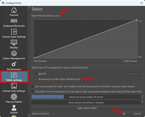 Krita Pressure Sensitivity - imagy