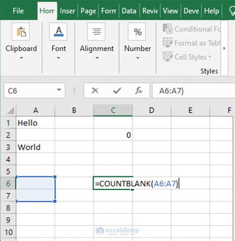 How To Use Countblank Function In Excel Riset