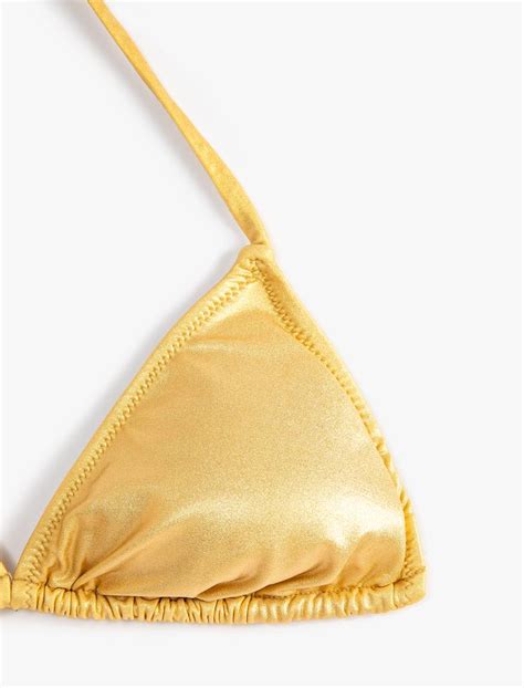 Sar Kad N Simli Metalik Bikini St Boyundan Ba Lamal Sak Bm Koton