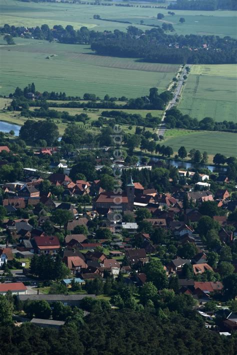 Amt Neuhaus Aus Der Vogelperspektive Ortsansicht In Amt Neuhaus Im