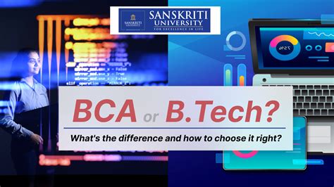 BCA Or B Tech What S The Difference And How To Choose It Right