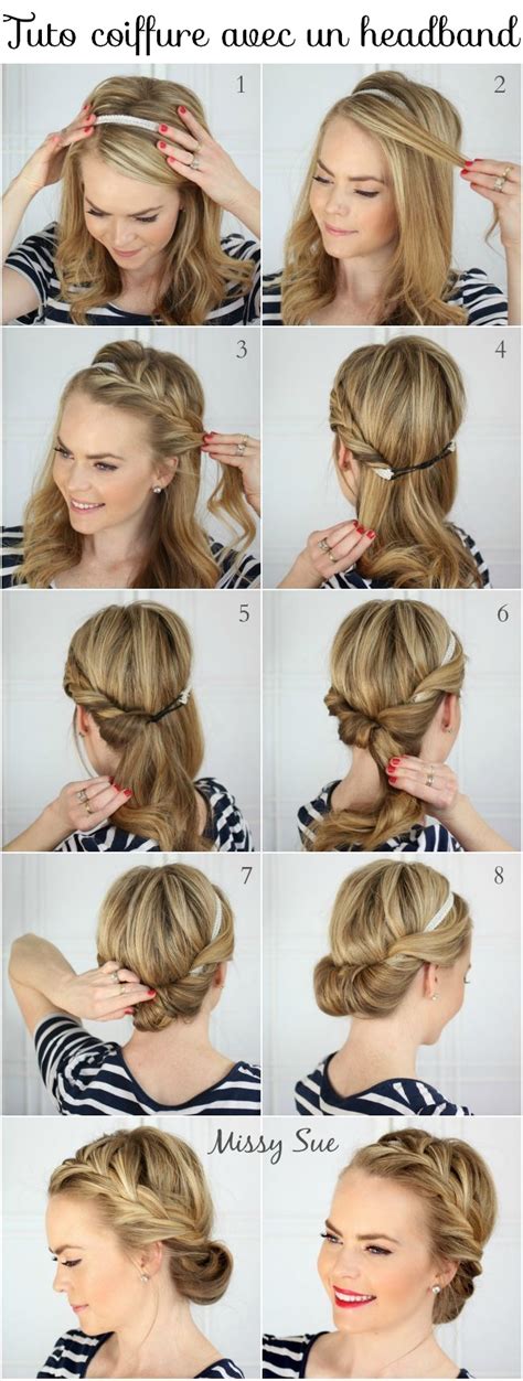 Tuto Coiffure Facile Cheveux Longs Courts