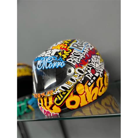 Capacete San Marino Adesivado Original Shopee Brasil