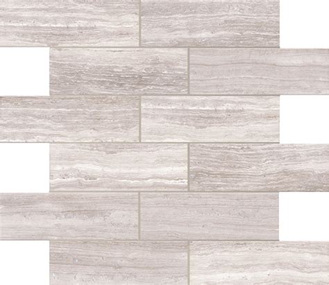 Lazio Light Taupe Honed 2 X6 Brick Mosaic Porcelain Tile GENROSE