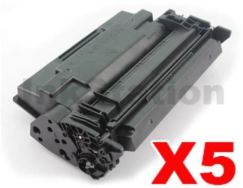 HP 5 x CF226X (26X) Compatible Black Toner Cartridge - 9,000 Pages ...