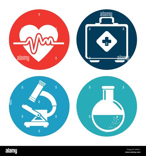 Hospital And Medical Center Icons Stock Vector Image And Art Alamy