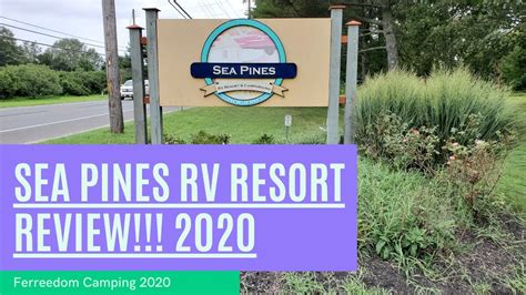 Sea Pines Thousand Trails Rv Campground Review Youtube