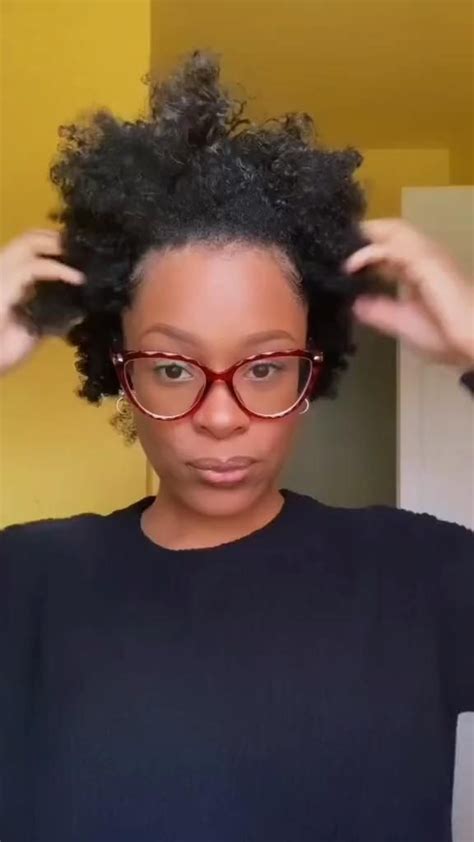 Cute Natural Hairstyle For Awkward Length Phase B Natural Hairstyle