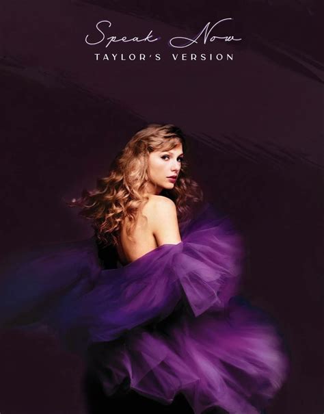 Speak Now Taylors Version Extended Album Cover Taylor Swift Speak