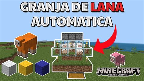 GRANJA DE LANA AUTOMATICA FÁCIL NUEVO DISEÑO MINECRAFT BEDROCK 1 19