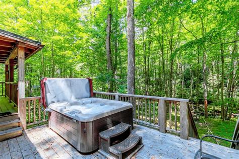 Trillium Cozy Honeymoon Romantic Cabin With Hot Tub On Dutch Creek In