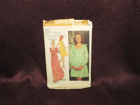 Simplicity 5012 Misses Easy Dress Skirt Top Sewing Pattern Size 6 18