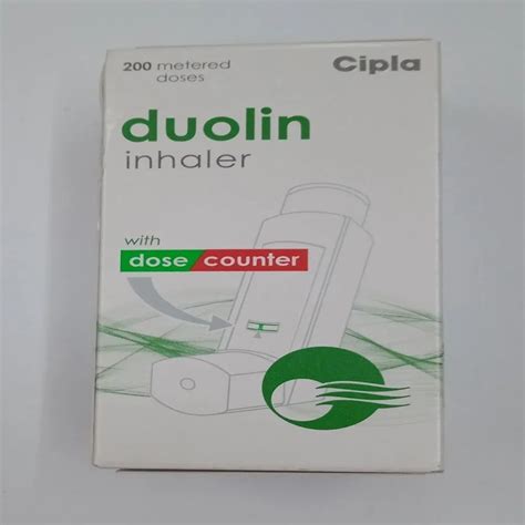 Duolin Inhaler 200 Metered Doses Cipla Ltd Prescription At Rs 259 25