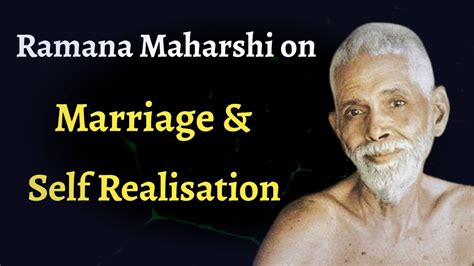 Ramana Maharshi On Marriage Self Realisation English Spiritual