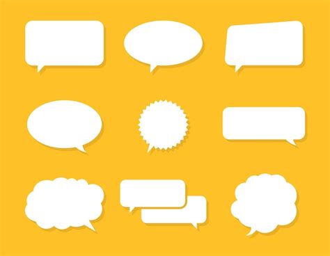 Premium Vector Speech Bubble Collection