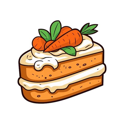 editable carrot cake art images    freepik