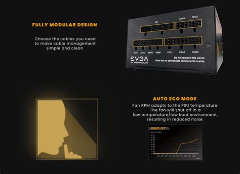 Evga Supernova 850 Gt 80 Plus Gold 850w Fully Modular Auto Eco Mode With Fdb Fan 100