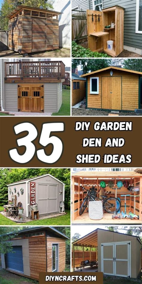 35 DIY Garden Den and Shed Ideas - DIY & Crafts