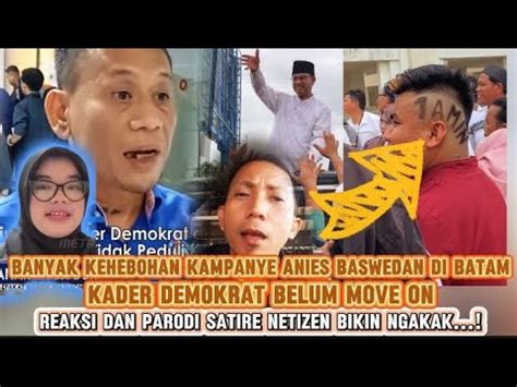 KEHEBOHAN KAMPANYE ANIES BASWEDAN DI BATAM ADA KADER DEMOKRAT