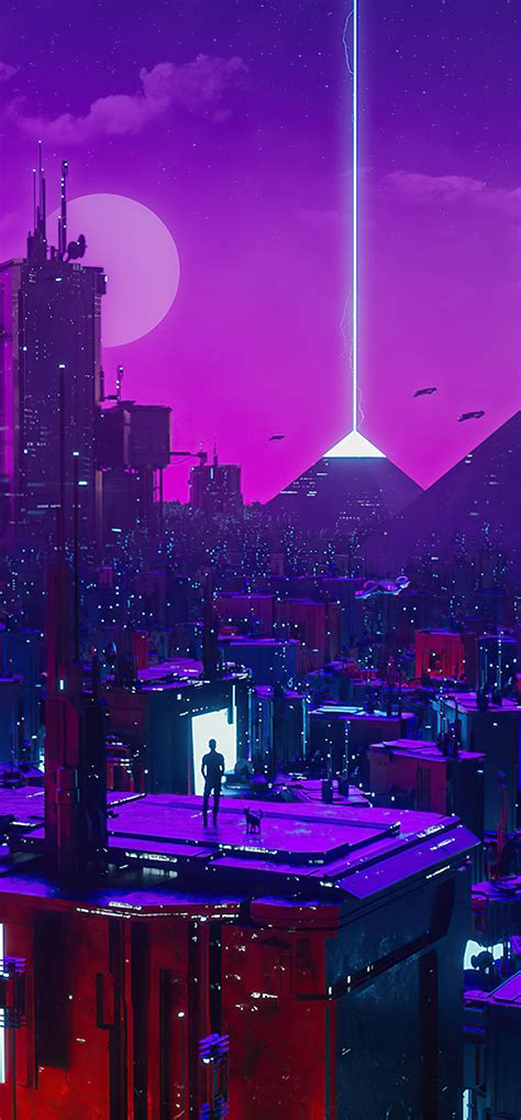 1242x2668 Cyber City Neon Lights 5k Iphone XS MAX ,HD 4k Wallpapers ...