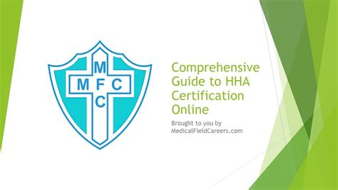 Comprehensive Guide To Hha Certification Online Youtube