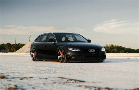 Mean-looking Audi A4 Avant With Black Accents and Stylish Rotiform Rims ...