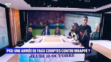 PSG une armée de faux comptes contre Mbappé Vidéo Dailymotion