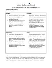 Final Milestone 2 Docx OL 125 Personal Development Plan SWOT