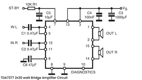 Tda7377 Car Audio Amplifier