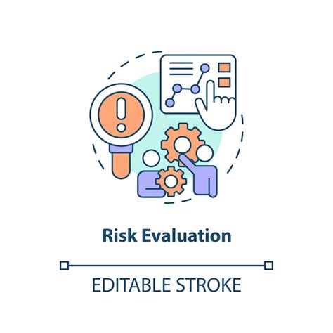 Icono Del Concepto De Evaluaci N De Riesgos Vector Premium