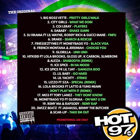 Hot 97 Vol 212 Blazin Hip Hop RNB Best Of 2023 EBay