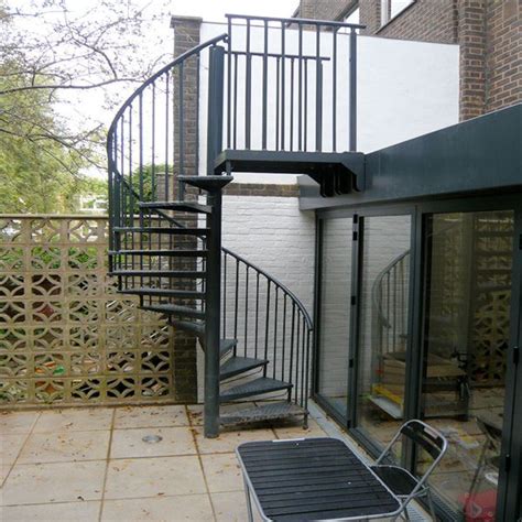 Prefabricated Stairs Outdoor Stair Railing Kits Spiral Staircase ...