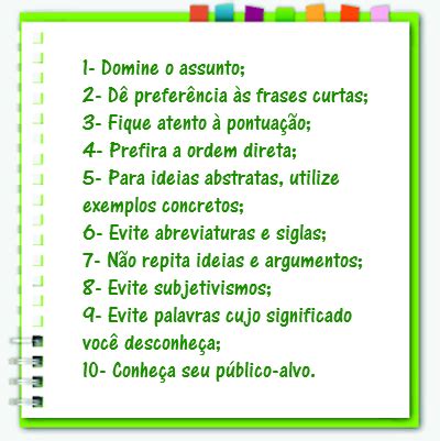 Clareza textual Dicas sobre clareza textual Mundo Educação