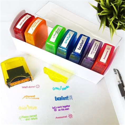 Buy Bertiveny Teacher Stamps For Grading ClassroomParent Signature