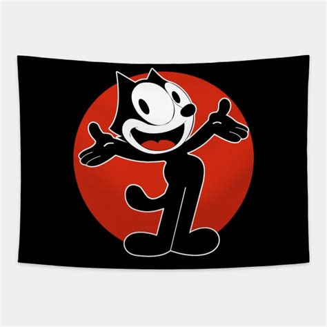 Felix The Cat Vintage Cartoon Felix The Cat Tapestry Teepublic