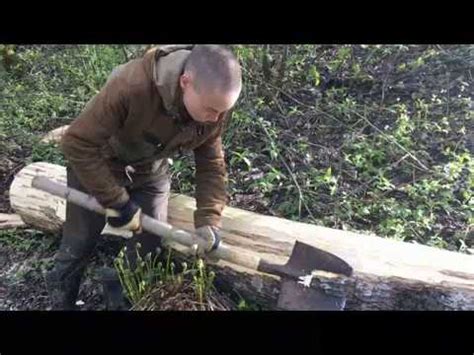 Как быстро снять кору с дерева. Способ 1. - YouTube