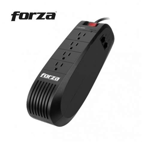 ESTABILIZADOR HIBRIDO FORZA 8 TOMAS FVR 1202 USB 1200VA