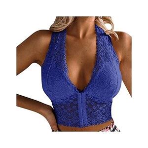 Tdeok Lingerie Body Intimo Da Donna Con Scollo A V Senza Maniche Reggiseno A Rete Sexy Blu