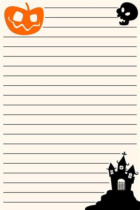 Best Free Printable Halloween Writing Paper Pdf For Free At