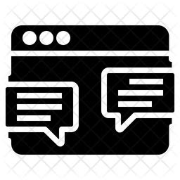 Comment Box Icon - Download in Glyph Style