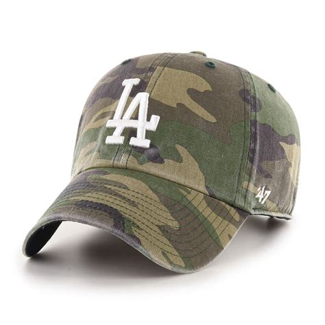 Los Angeles Dodgers Mlb Camo Clean Up Hat Adjustable Sportbuff