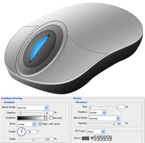 Create a Wireless Computer Mouse in Photoshop -DesignBump